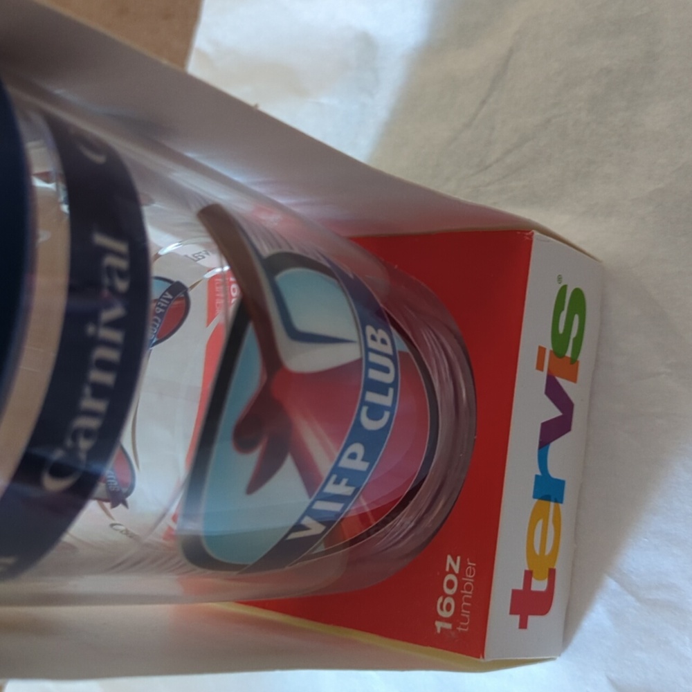 Tervis VIFP Club Tumbler with Red and Blue Logo. NEW. SALE